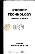 RUBBER TECHNOLOGY SECOND EDITION     PDF电子版封面     