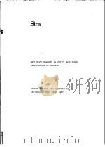 Sira  NEW DEVELOPMENTS IN OPTICS AND THEIR APPLICATIONS IN INDUSTRY（ PDF版）