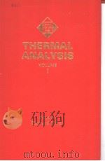 Thermal Analysis  Proceddings of the Seventh International Conference on Thermal Analysi  VOLUME 1     PDF电子版封面    Bernard Mailler 