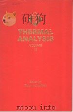 Thermal Analysis  Proceddings of the Seventh International Conference on Thermal Analysi  VOLUME 2     PDF电子版封面    Bernard Mailler 