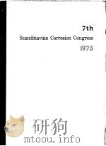7th Scandinavian Corrosion Congress  1975     PDF电子版封面     