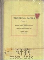 TECHNICAL PAPERS VOLUME Ⅵ     PDF电子版封面     
