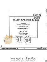 TECHNICAL PAPERS REGIONAL TECHNICAL CONFERENCE（ PDF版）