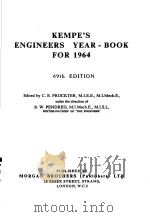 KEMPE‘S ENGINEERS YEAR-BOOK FOR 1964 69TH EDITON VOLUME Ⅰ     PDF电子版封面     