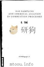 GAS SAMPLING AND CHEMICAL ANALYSIS IN COMBUSTION PROCESSES（ PDF版）