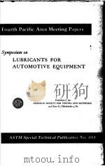 SYMPOSIUM ON LUBRICANTS FOR AUTOMOTIVE EQUIPMENT（ PDF版）