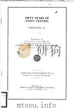 FIFTY YEARS OF PAINT TESTING     PDF电子版封面     