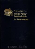 PROCEEDINGS OF THE THIRTY-FIRST ANNUAL CONFERENCE REINFORCED PLASTICS/COMPOSITES INSTITUTE（ PDF版）