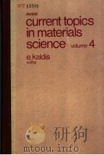 SERIES:CURRENT TOPICS IN MATERIALS SCIENCE VOLUME 4（ PDF版）