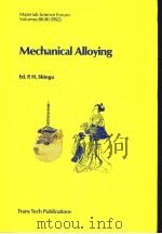 MECHANICAL ALLOYING     PDF电子版封面  0878496335  P.H.SHINGU 