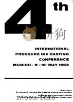 INTERNATIONAL PRESSURE DIE CASTING CONFERENCE     PDF电子版封面     