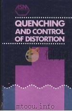 QUENCHING AND CONTROL OF DISTORTION（ PDF版）