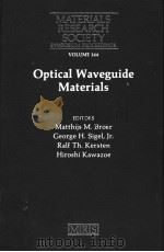 OPTICAL WAVEGUIDE MATERIALS     PDF电子版封面    MATTHIJS M·BROER 