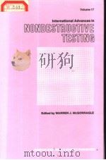 INTERNATIONAL ADVANCES IN NONDESTRUCTIVE TESTING  VOLUME 17（ PDF版）