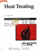 HEAT TREATING  PROCEEDINGS OF THE 16TH CONFERENCE（ PDF版）