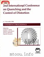 2ND INTERNATIONAL CONFERENCE ON QUENCHING AND THE CONTROL OF DISTORTION（ PDF版）