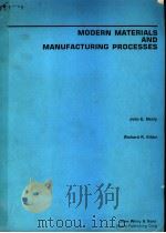 MODERN MATERIALS AND MANUFACTURING PROCESSES（ PDF版）