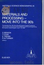 MATERIALS AND PROCESSING-MOVE INTO THE 90‘S     PDF电子版封面    S·BENSON 