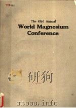 THE 43RD ANNUAL WORLD MAGNESIUM CONFERENCE     PDF电子版封面     
