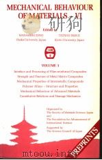 MECHANICAL BEHAVIOUR OF MATERIALS  Ⅵ  VOLUME 3     PDF电子版封面  0080378900  MASAHIRO JONO  TATSUO INOUE 
