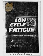 LOW CYCLE FATIGUE  1     PDF电子版封面     