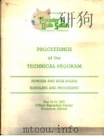 PROCEEDINGS OF THE 12TH ANNUAL POWDER & BULK SOLIDS CONFERENCE（ PDF版）