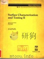 SURFACE CHARACTERIZATION AND TESTING Ⅱ（ PDF版）
