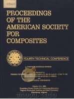 PROCEEDINGS OF THE AMERICAN SOCIETY FOR COMPOSITES  FOURTH TECHNICAL CONFERENCE（ PDF版）