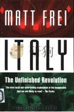 ITALY THE UNFINISHED REVOLUTION     PDF电子版封面    MATT FREI 