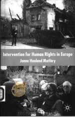 INTERVENTION FOR HUMAN RIGHTS IN EUROPE     PDF电子版封面  0333794249   