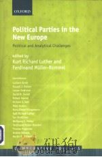 POLITICAL PARTIES IN THE NEW EUROPE POLITICAL AND ANALYTICAL CHALLENGES（ PDF版）