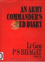 AN ARMY COMMANDER‘S RED DIARY     PDF电子版封面     