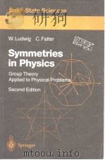 SYMMETRIES IN PHYSICS GROUP THEORY APPLIED TO PHYSICAL PROBLEMS     PDF电子版封面  3540602844   