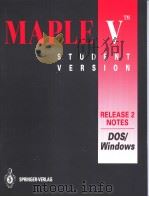 MAPLEV RELEASE 2 NOTES RELEASE 2 FOR DOS/WINDOWS     PDF电子版封面     