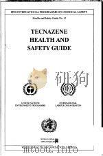 IPCS TECNAZENE HEALTH AND SAFETY GUIDE（ PDF版）