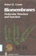 BIOMEMBRANES MOLECULAR STRUCTURE AND FUNCTION（ PDF版）