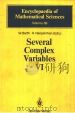 Encyclopaedia of Mathematical Sciences VOLUME 69  Several Complexa Variables Ⅵ     PDF电子版封面  3540527885  W.Barth  R.Narasimhan 