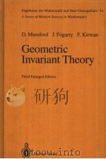 Geometric Invariant Theory  Third Enlarged Edition     PDF电子版封面  3540569634  D.Mumford  J.Fogarty  F.Kirwan 