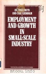 EMPLOYMENT AND GROWTH IN SMALL-SCALE INDUSTRY  EMPIRICAL EVIDENCE AND POLICY ASSESSMENT FROM SIERRA（ PDF版）