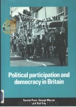 POLITICAL PARTICIPATION AND DEMOCRACY IN BRITAIN     PDF电子版封面  0521336023  GERAINT PARRY  GEORGE MOYSER 
