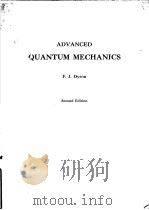 ADVANCED QUANTUN MECHANICS     PDF电子版封面     