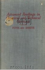 ADVANCED READINGS IN CHEMICAL AND TECHNICAL GERMAN     PDF电子版封面    R·NORRIS SHREVE 