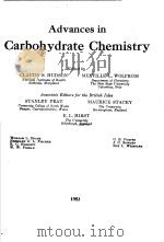 ADVANCES IN CARBOHYDRATE CHEMISTRY VOLUME 8（ PDF版）