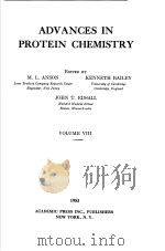 ADVANCES IN PROTEIN CHEMISTRY VOLUME Ⅷ（ PDF版）