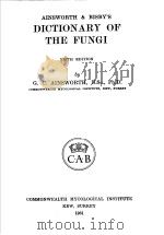 AINSWORTH AND BISBY.S DICTIONARY OF THE FUNGI（ PDF版）