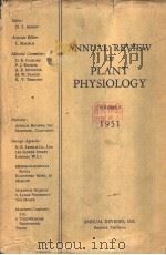 ANNUAL REVIEW OF PLANT PHYSIOLOGY VOLUME 2     PDF电子版封面    D·I·ARNON 