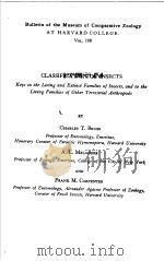 BULLETIN OF THE MUSEUM OF COMPARATIVE ZOOLOGY     PDF电子版封面    CHARLES T.BRUES 