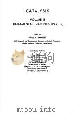 CATALYSIS VOLUME 2     PDF电子版封面    PAUL H·EMMETT 