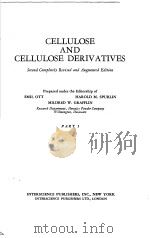 CELLULOSE AND CELLULOSE DERIVATIVES  PART Ⅰ     PDF电子版封面     