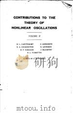 CONTRIBUTIONS TO THE THEORY OF NONLINEAR OSCILLATIONS VOLUME II（ PDF版）